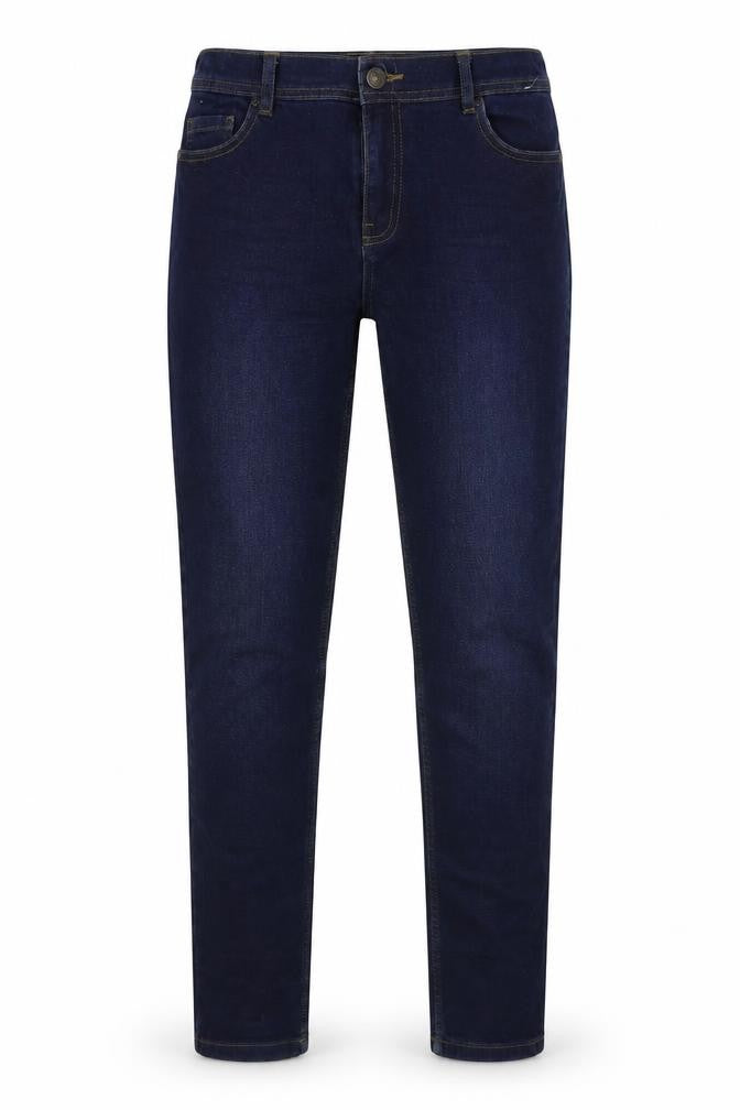 Denim & Co. Girls Blue  Cotton Skinny Jeans Size 13-14 Years  Regular Zip