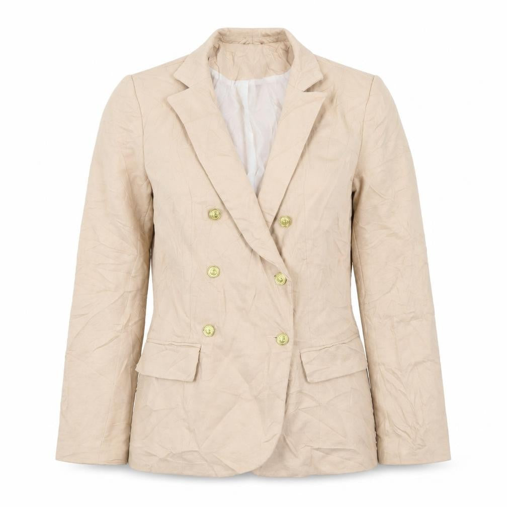 VERO MODA Womens Beige   Jacket Blazer Size M  Button
