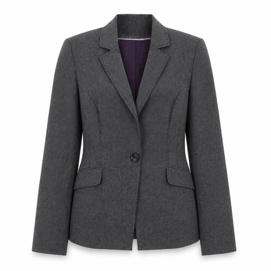 Atmosphere Womens Grey   Jacket Blazer Size 12  Button