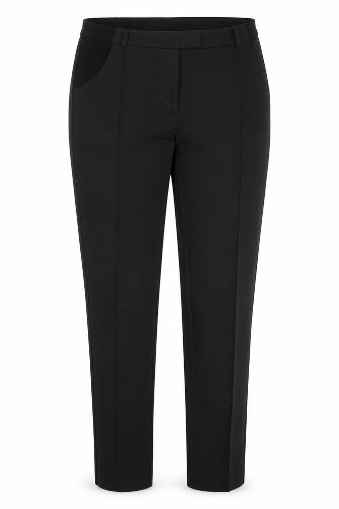 Topshop Womens Black  Polyester Trousers  Size 10 L26 in Regular