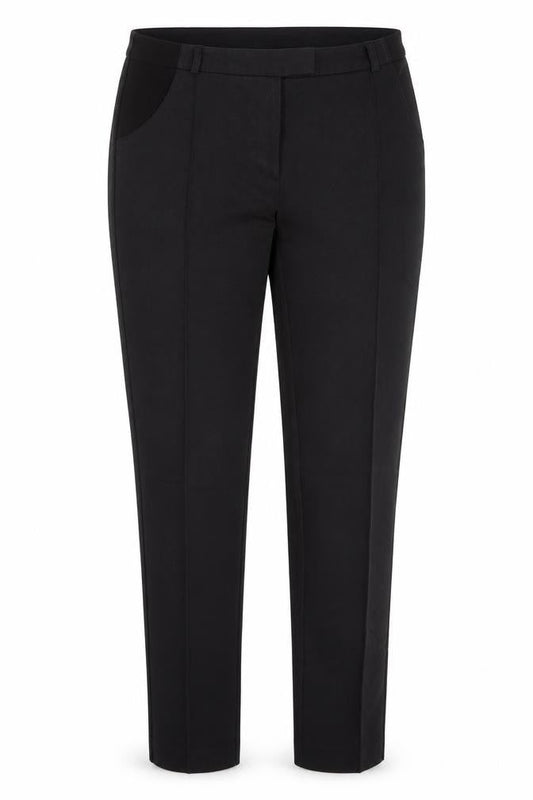 Topshop Womens Black  Polyester Trousers  Size 10 L26 in Regular