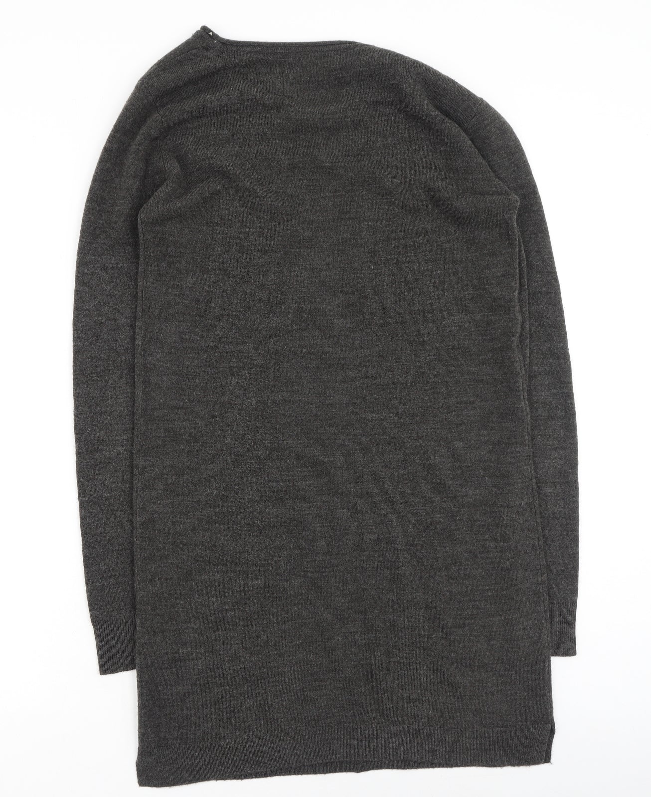 Primark  Womens Grey Round Neck  Acrylic Pullover Jumper Size 6