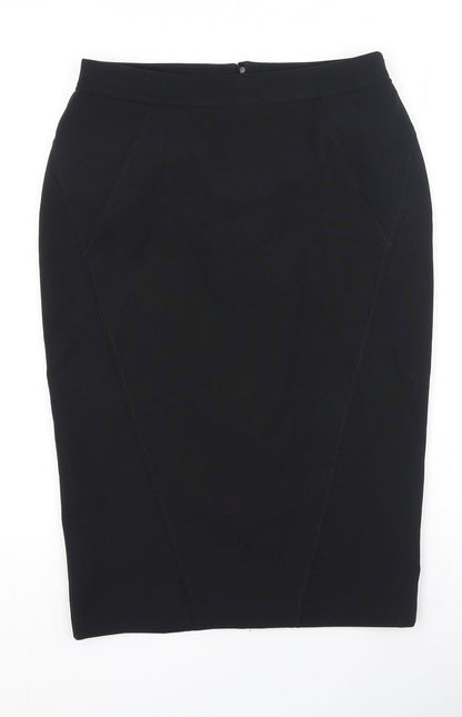 Primark Womens Black  Polyester A-Line Skirt Size 10