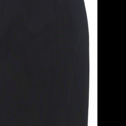 Primark Womens Black  Polyester A-Line Skirt Size 10