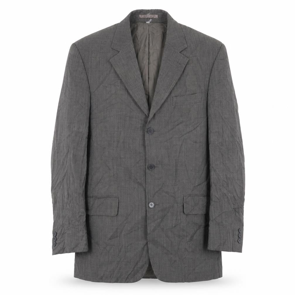 Marks & Spencer Mens Grey  Wool Jacket Suit Jacket Size 40