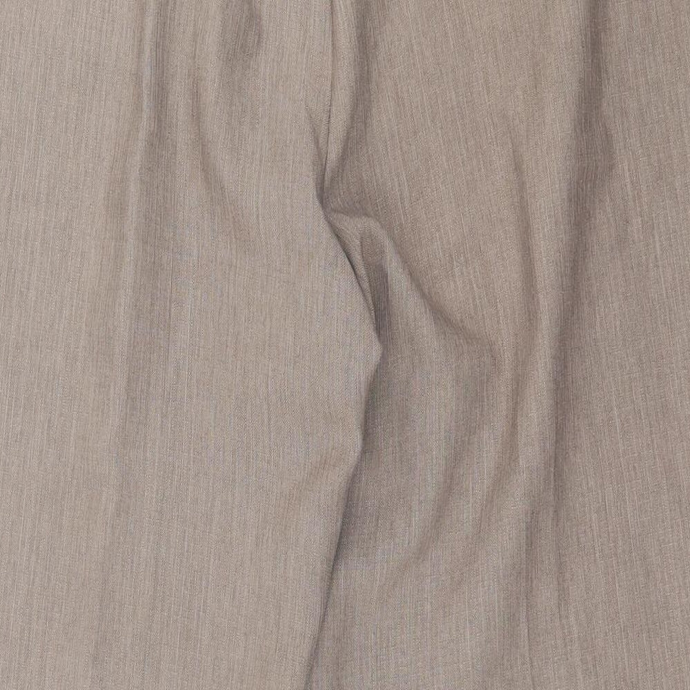 Marks and Spencer Womens Brown  Polyester Trousers  Size 18 L29 in Regular