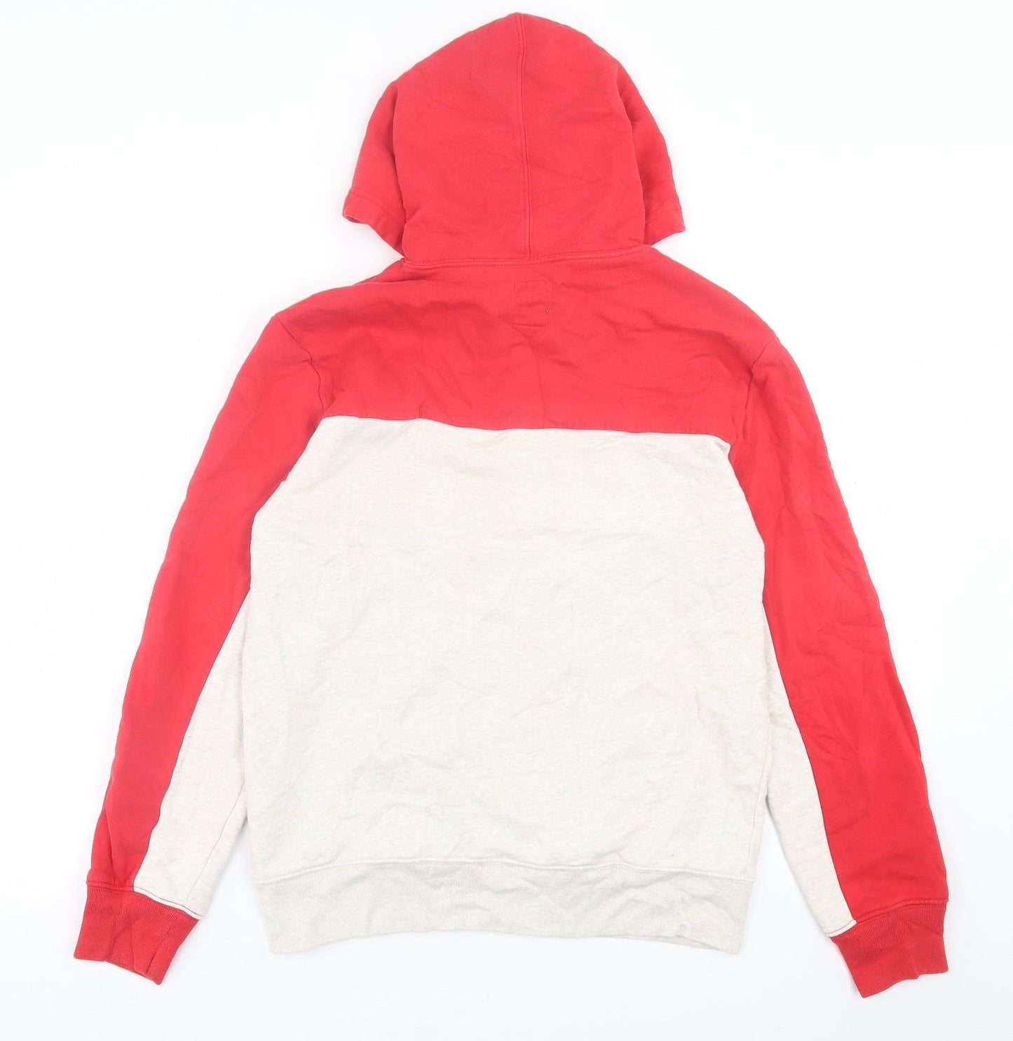 Gap Mens Red  Cotton Pullover Hoodie Size S
