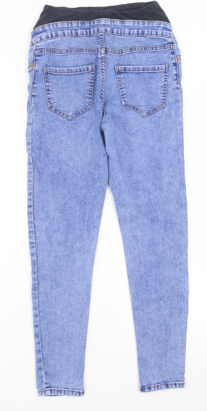 New Look Womens Blue  Cotton Skinny Jeans Size 8 L26 in Regular