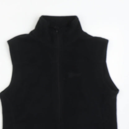 Hi Gear Womens Black  Polyester Vest Sweatshirt Size 8  Zip