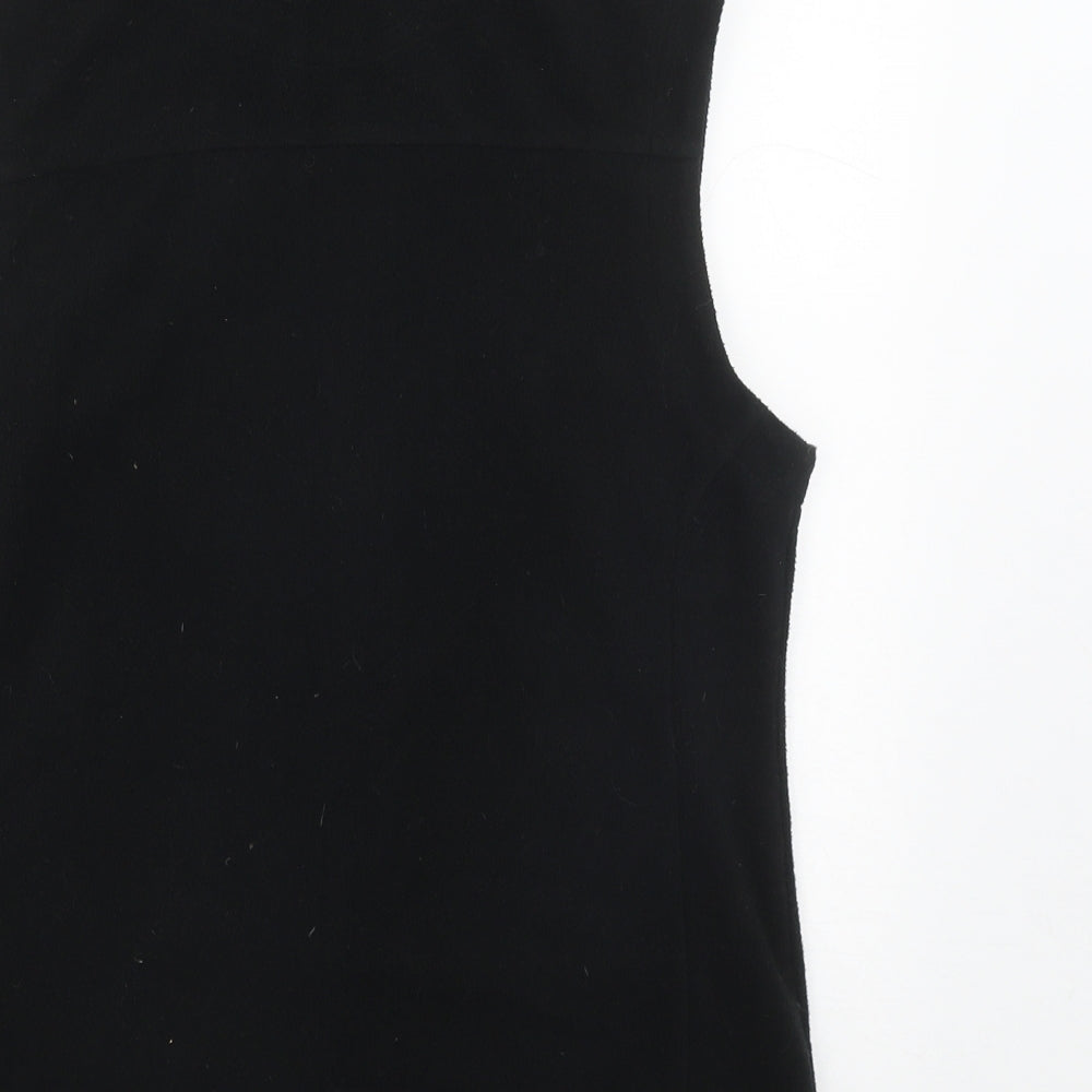 Hi Gear Womens Black  Polyester Vest Sweatshirt Size 8  Zip