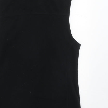 Hi Gear Womens Black  Polyester Vest Sweatshirt Size 8  Zip