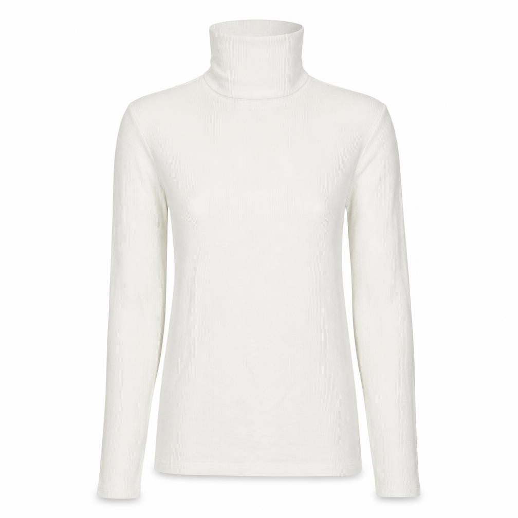 Matalan Womens White High Neck  Viscose Pullover Jumper Size 10