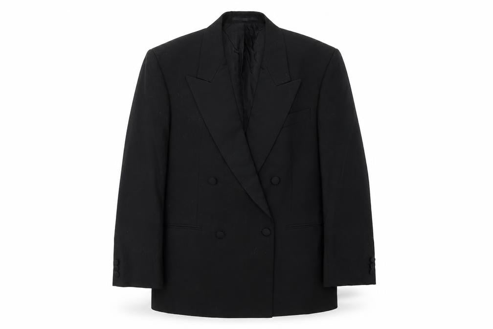 Marks & Spencer Mens Black  Polyester Jacket Suit Jacket Size 38
