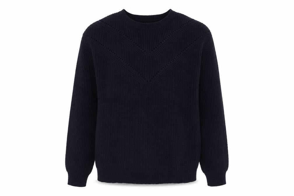 Matalan Womens Blue Round Neck  Polyester Pullover Jumper Size M