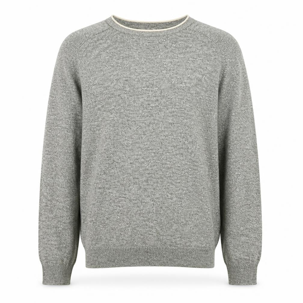 River Island Mens Green Round Neck  Cotton Pullover Jumper Size M