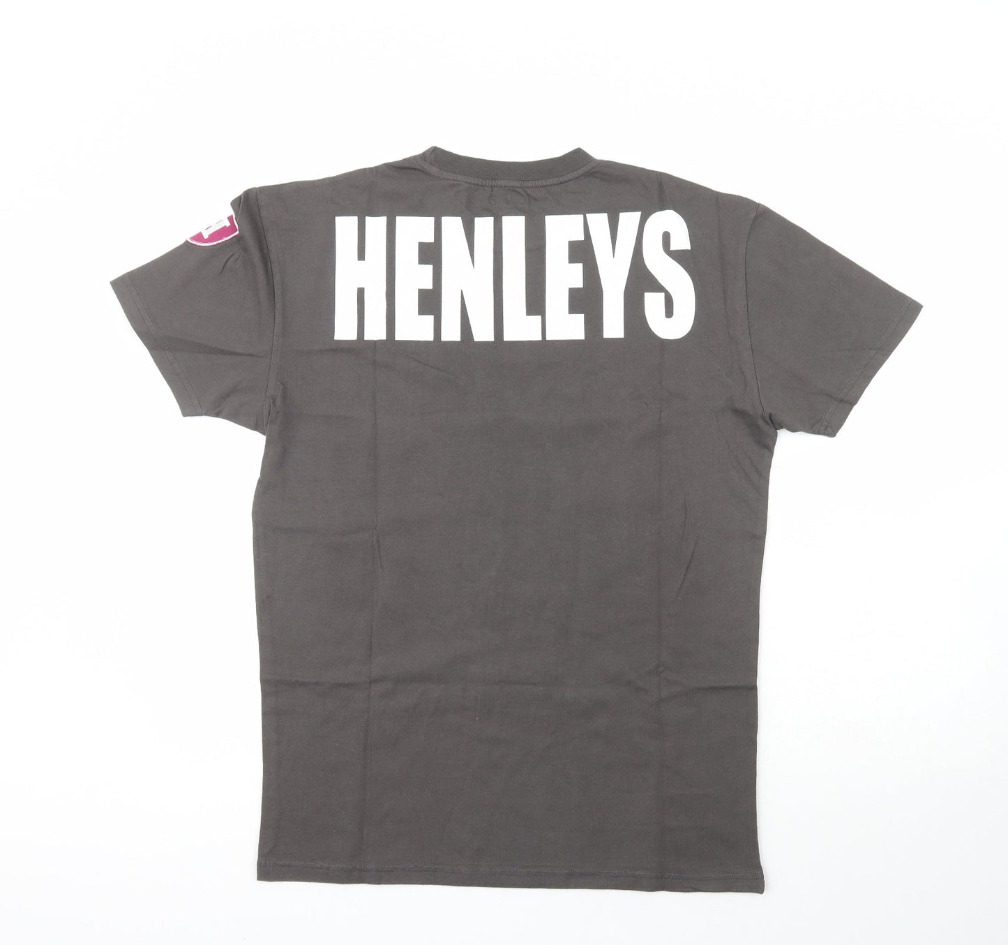 Henleys Womens Green  100% Cotton Basic T-Shirt Size 3XL Crew Neck - Slogan