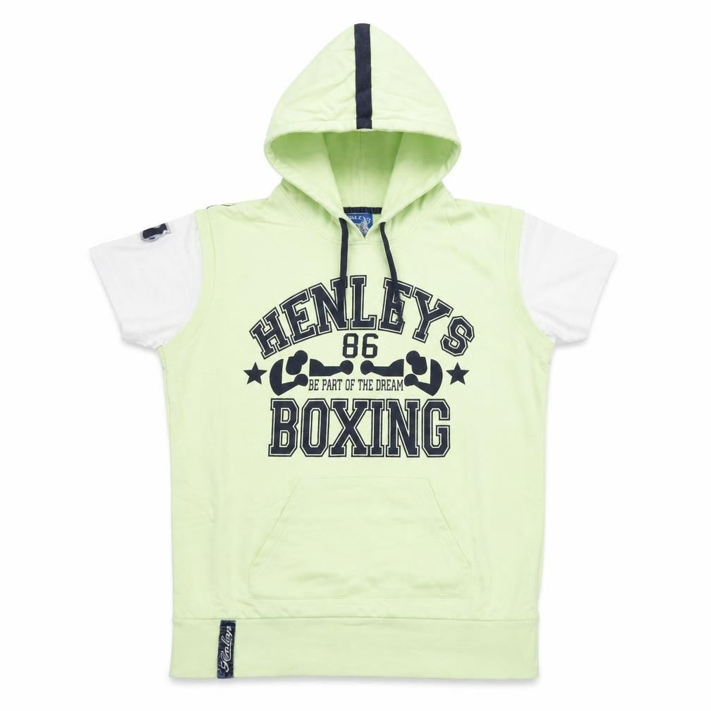 Henleys Womens Green  100% Cotton Pullover Hoodie Size 4   - Slogan