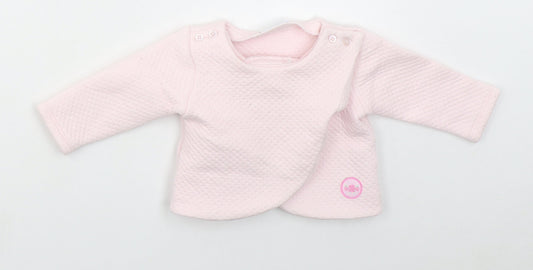 Rockabye-Baby Girls Pink  Polyester Cardigan Jumper Size 0-3 Months  Button