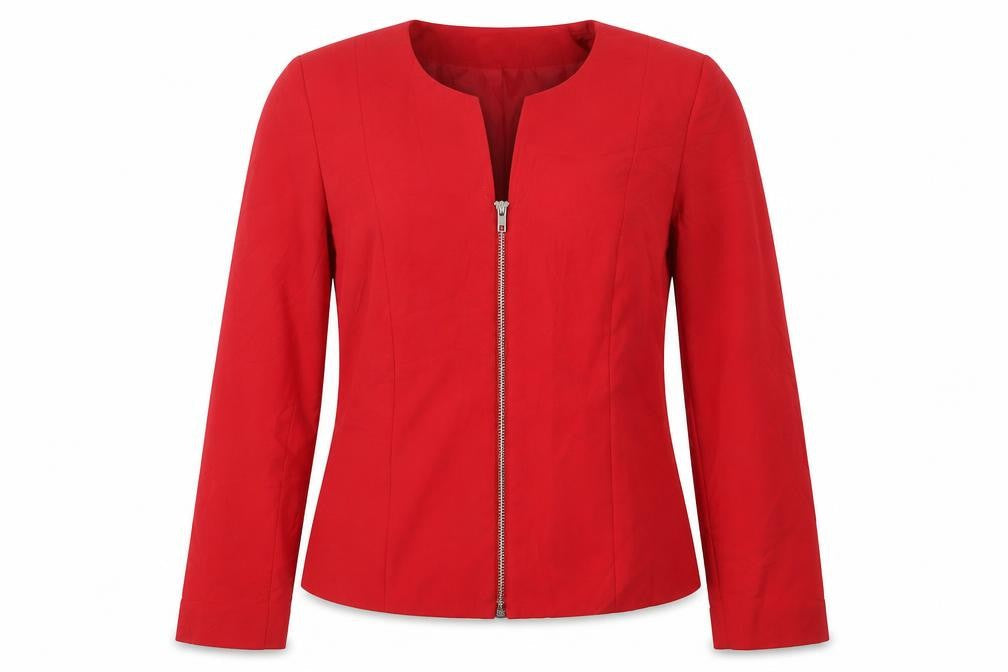 Julipa Womens Red   Jacket  Size 10  Zip