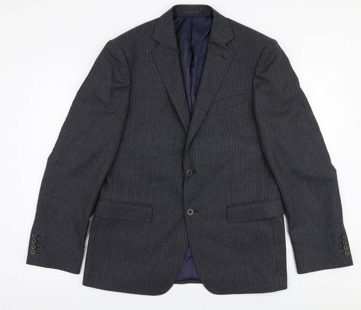Marks and Spencer Mens Grey  Wool Jacket Suit Jacket Size M