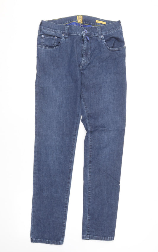 Meyer Womens Blue  Polyester Skinny Jeans Size 33 in L32 in Slim