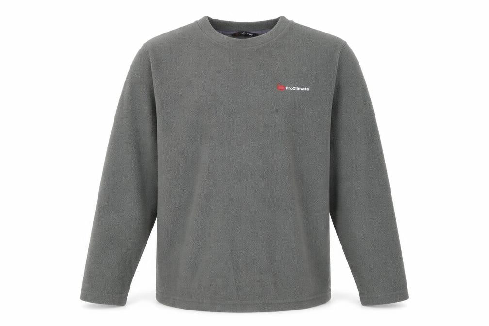 Pro Climate Mens Green Round Neck  Polyester Pullover Jumper Size XS