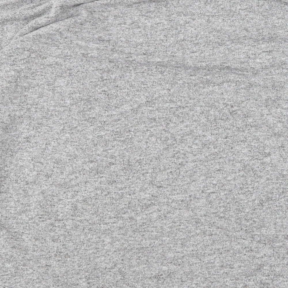 F&F Womens Grey Round Neck  Viscose Pullover Jumper Size 10