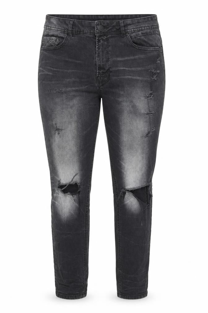 Matalan Womens Black  Cotton Skinny Jeans Size 36 in L30 in Regular