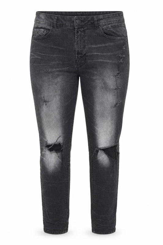 Matalan Womens Black  Cotton Skinny Jeans Size 36 in L30 in Regular