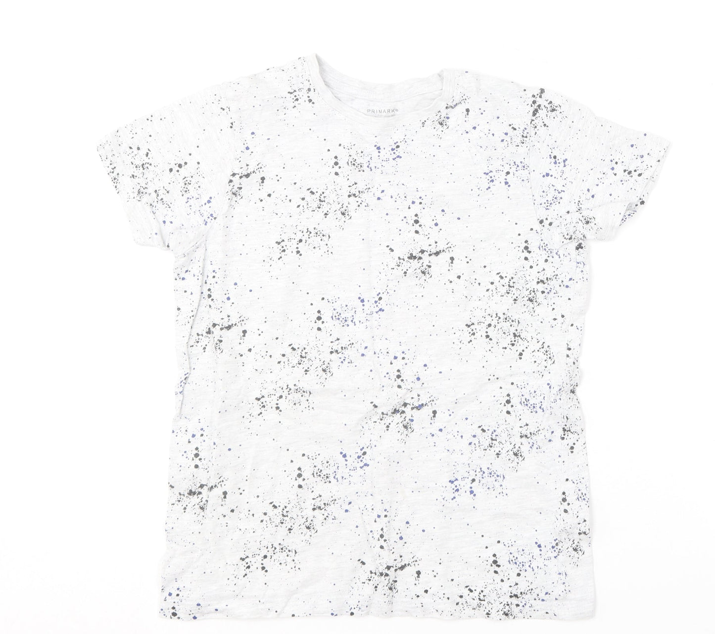 Primark Boys Multicoloured  Cotton Basic T-Shirt Size 10-11 Years Round Neck