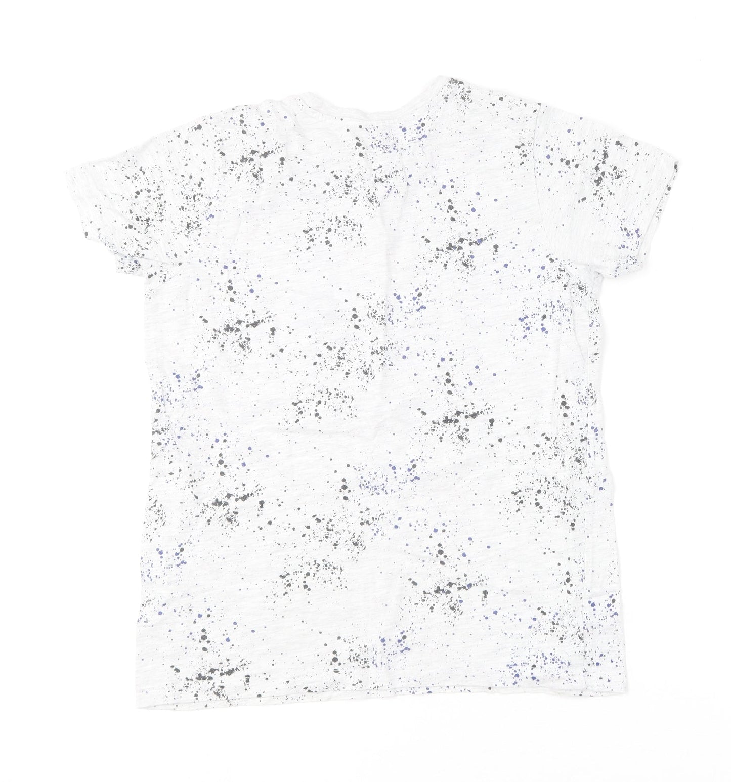 Primark Boys Multicoloured  Cotton Basic T-Shirt Size 10-11 Years Round Neck