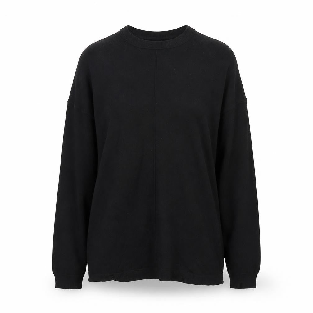 Primark Womens Black Round Neck  Viscose Pullover Jumper Size 8