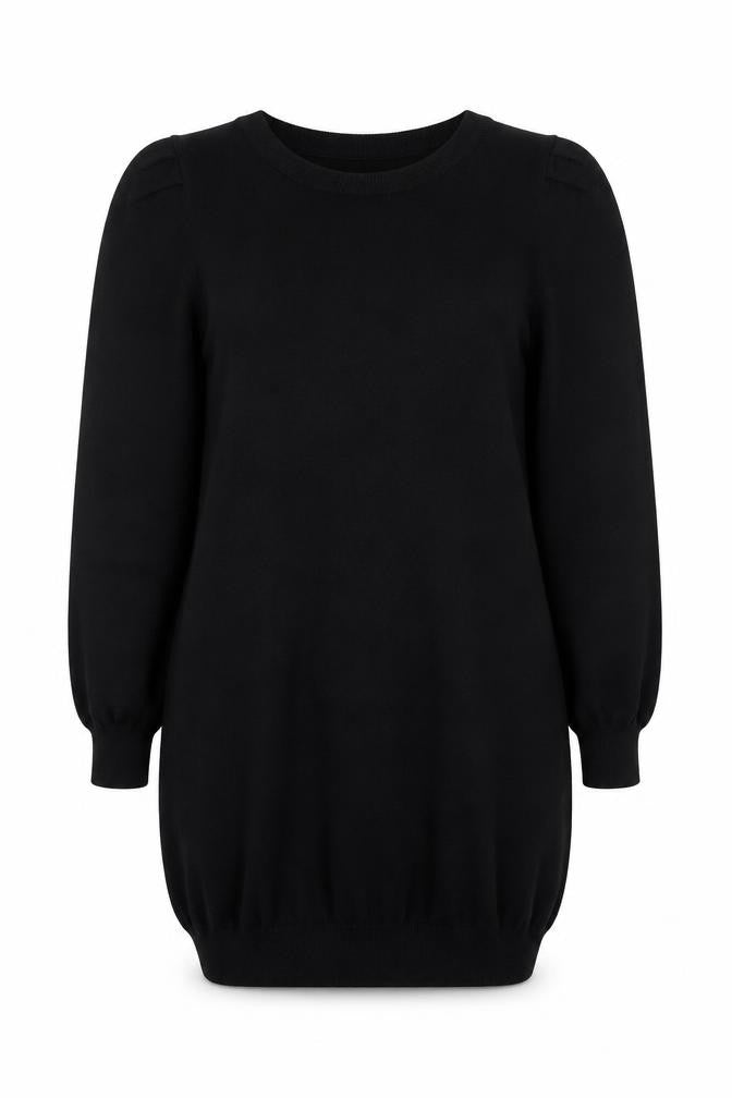 NEXT Womens Black Round Neck  Viscose Pullover Jumper Size 8