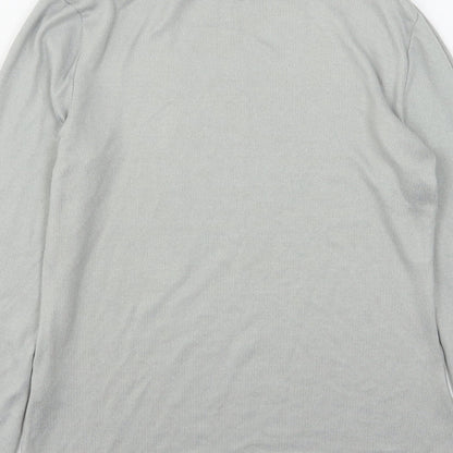 Pep&Co Womens Grey Roll Neck  Polyester Pullover Jumper Size 12