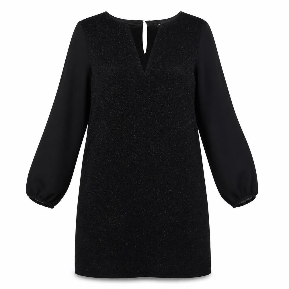 Wallis Womens Black  Nylon A-Line  Size 12  Round Neck