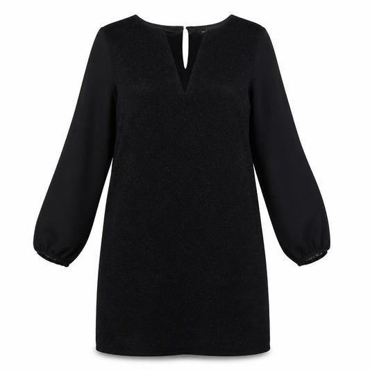 Wallis Womens Black  Nylon A-Line  Size 12  Round Neck
