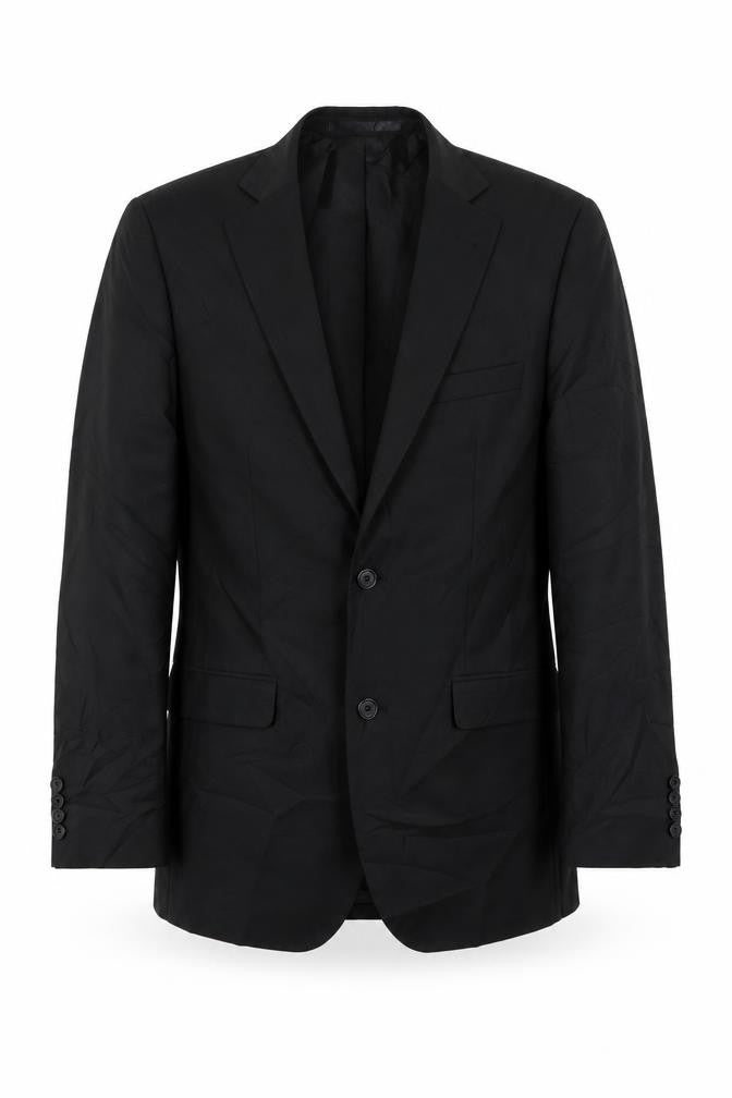 Cedarwood State Mens Black Polyester Jacket Suit Jacket Size 36