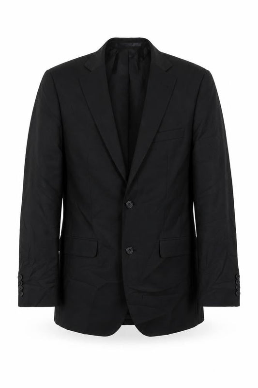 Cedarwood State Mens Black Polyester Jacket Suit Jacket Size 36