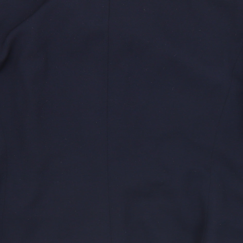 Separa Womens Black  Polyester Jacket Blazer Size 14