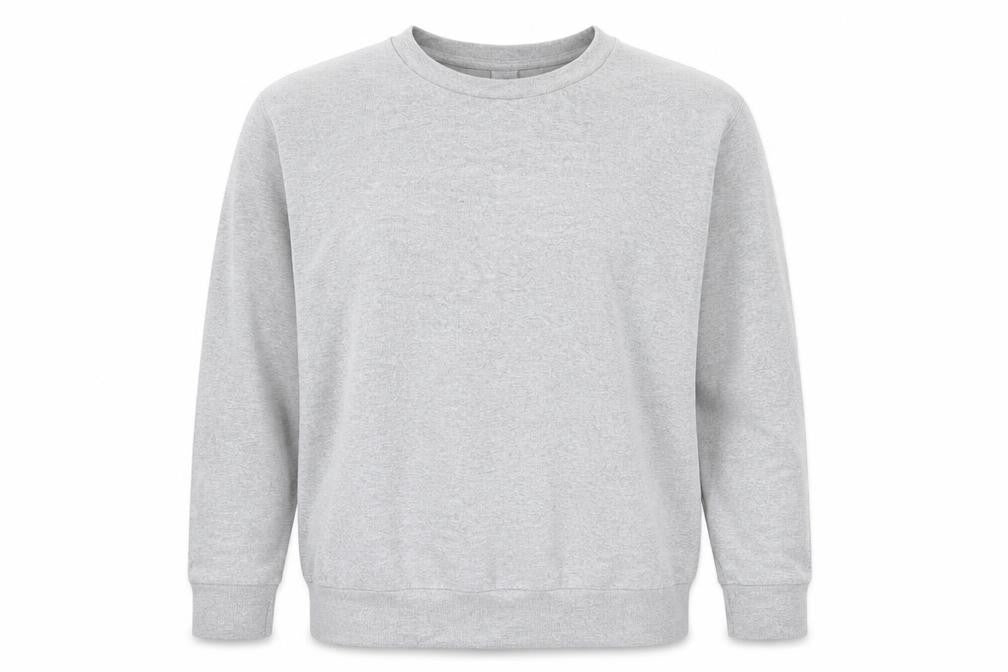 WA Womens Grey  Cotton Pullover Sweatshirt Size L