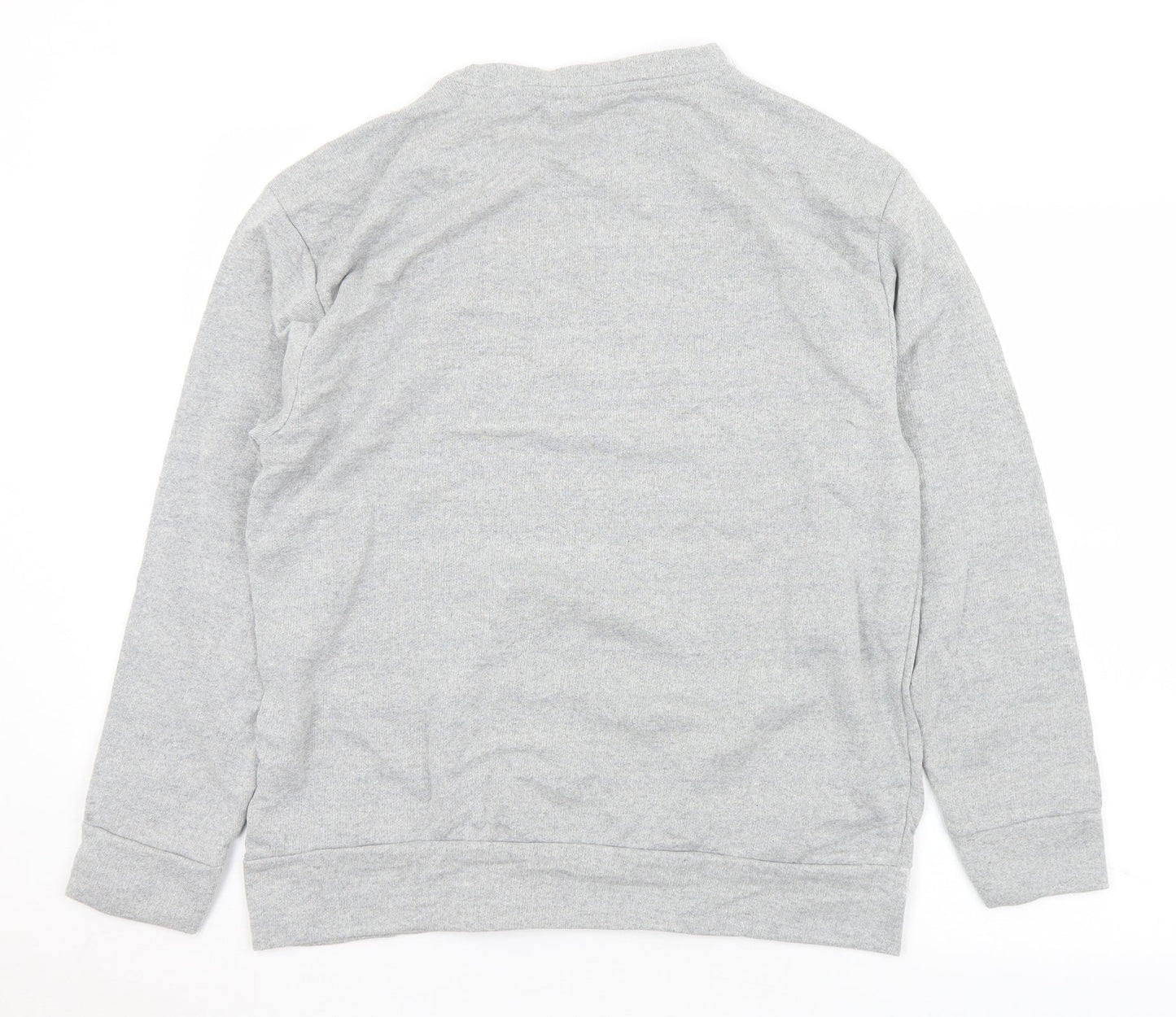 WA Womens Grey  Cotton Pullover Sweatshirt Size L