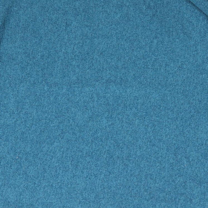 Made in Italy Womens Blue Boat Neck  Cotton Pullover Jumper Size S