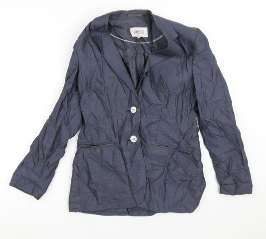 NEXT Womens Blue Striped  Jacket Blazer Size 8