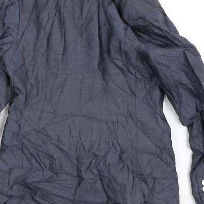 Next Womens Blue Striped  Jacket Blazer Size 8