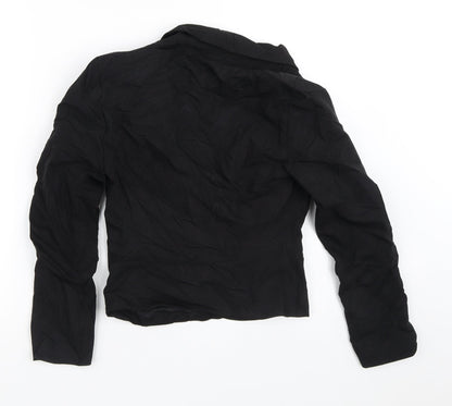 Topshop Womens Black   Jacket Blazer Size 8