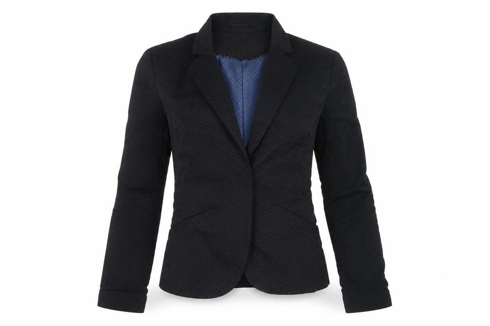 Atmosphere Womens Black Polka Dot  Jacket Blazer Size 8