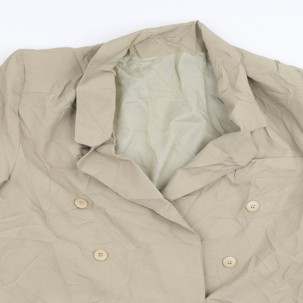 Miss Smith Womens Brown   Jacket Blazer Size 14