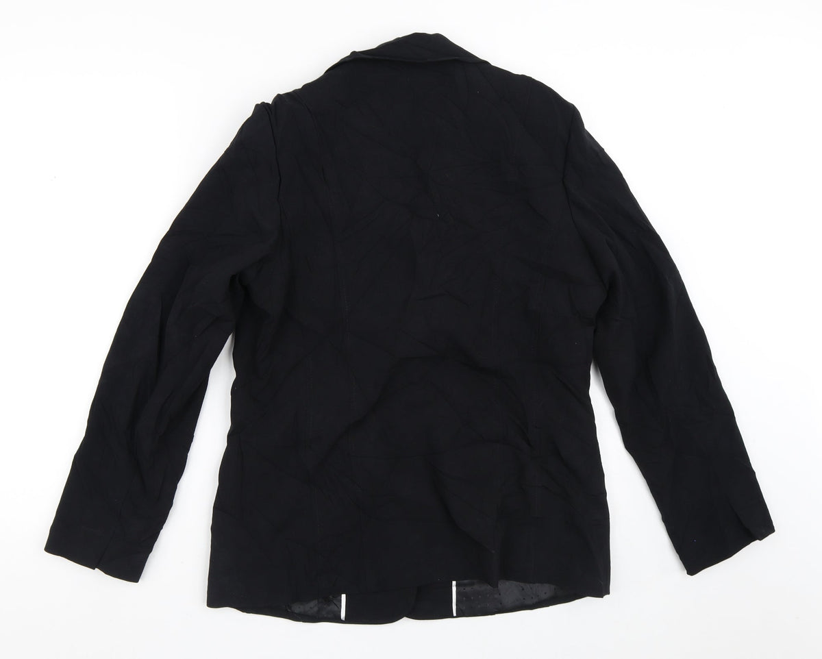 EWM Womens Black   Jacket Blazer Size 12