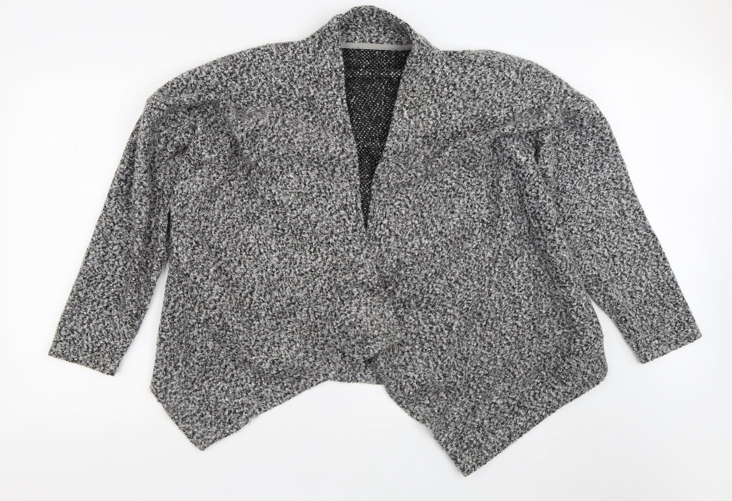 Marks and Spencer Womens Grey V-Neck  Polyester Cardigan Jumper Size 20