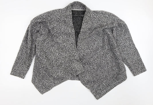 Marks and Spencer Womens Grey V-Neck  Polyester Cardigan Jumper Size 20